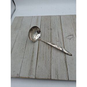 Oneida Community Silverplate ENCHANTMENT Gentle Rose Gravy Serving Ladle 1960